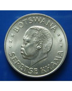 Botswana  50 Cents1966 km#1   Schön# 1