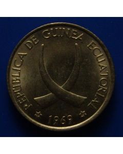 Equatorial Guinea 	 Peseta	1969	 - UNC