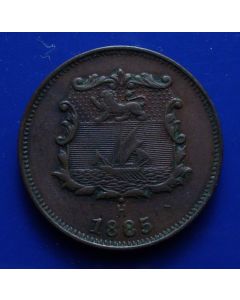 British North Borneo  ½ Cent1885H km# 1   Schön# 1