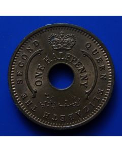 Nigeria  ½ Penny1959km# 1 