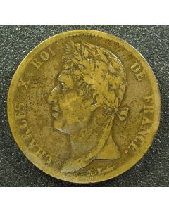 French Colonies 5 Centimes 1825a km# 10.1 