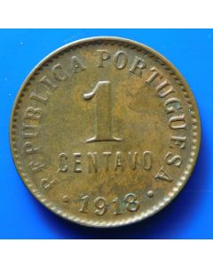 Portugal  Centavo1918 km# 565 Schön# 22