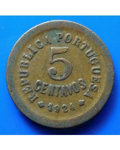 Portugal  5 Centavos1924 km# 572  Schön# 27