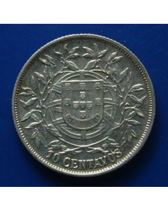 Portugal  10 Centavos1915 km# 563   Schön# 17