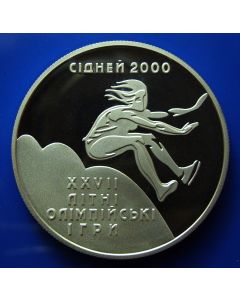 Ukraine 	 10 Hryven	1999	 - Broad Jumper - Proof / Silver