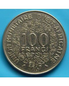 West African States  100 Francs1967 km# 4 Schön# 15