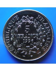 France 	 5 Francs	1996	 Hercules 