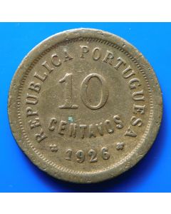 Portugal  10 Centavos1926 km# 573 Schön# 29