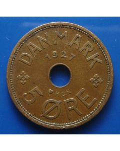 Denmark  5 Öre1927km#828.1 