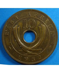 East Africa  10 Cents1952km# 34 Schön# 34