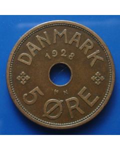 Denmark  5 Öre1928km#828.2