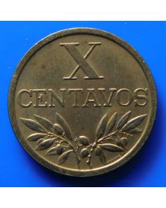 Portugal  10 Centavos1965 km# 583 Schön# 41