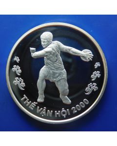 Vietnam 	 100 Dong	2000	 Discus thrower, .Sydney 2000 Summer Olympics 
