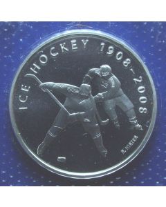 Switzerland	 20 Francs	2008	 100th Ann. Hockey - Proof / Silver