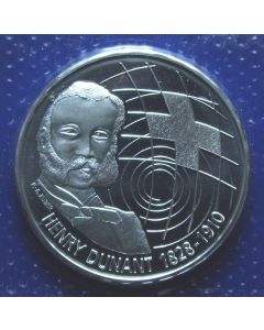 Switzerland	 20 Francs	2010	 Henry Dunant (Red Cross founder) -Orignal sealed in,  Proof / Silver