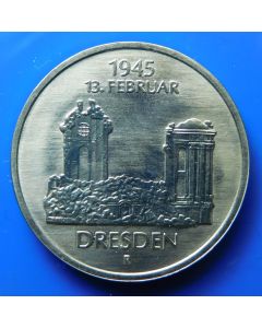 Germany Democratic Republic 	 5 Mark	1985	 Restoration of Dresden Women´s Church