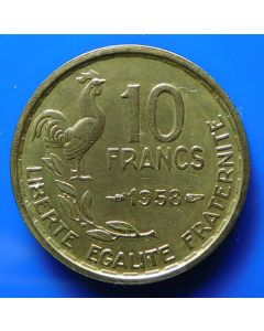 France  10 Francs1958km#  915.1 Schön# 55
