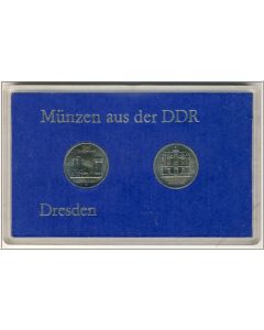Germany-Democratic Republic 2x 5 Mark1985