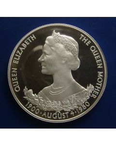 Guernsey  25 Pence1980km#35a  Silver 