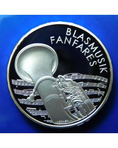 Switzerland	 20 Francs	2016	 Brass Bands,  Proof in original box
