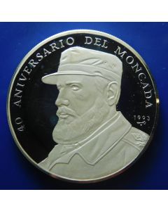 Carib.C.	10 Pesos	1993	 40th. Anniversary of Moncada Barracs attack. 