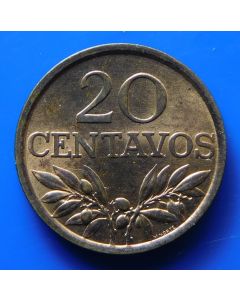 Portugal  20 Centavos1974 km# 595 Schön# 54