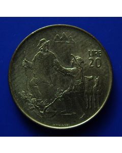 San Marino 	 20 Lire	1972	 Garibaldi's arrival in San Marino 