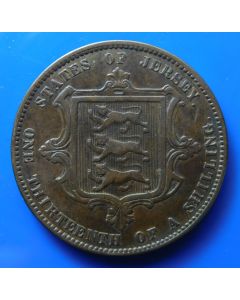 Jersey 1/13 Shilling 1870km# 5 - VICTORIA  D.G. BRITANNIAR