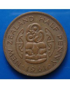 New Zealand  ½ Penny km# 23.2