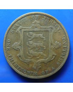Jersey 	1/13 Shilling	1871	 - VICTORIA  D.G. BRITANNIAR