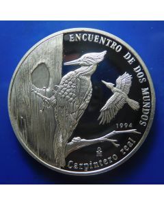 Carib.C.	10 Pesos	1994	 Ivory-billed Woodpecker 