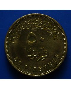 Egypt  50 Piastres2007km# 942.2 