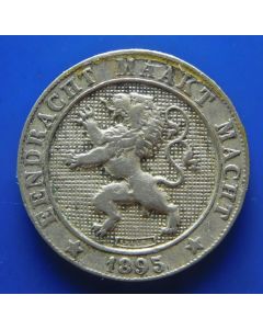 Belgium 	 5 Centimes	1895	 der Belgen – Léopold II (Dutch text) (km# 41)