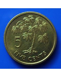 Seychelles  5 Cents km#47.2