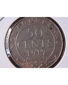 Newfoundland 50 Cents 1917ckm# 12