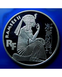 France 	 10 Francs	1998	 Ramses ll / Silver