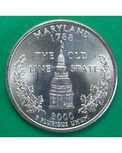 United States 50 State Quarters 2000Pkm#306  - Maryland