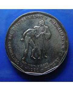 Dominican Republic	 Peso	1990	 500th Ann. Discovery oand Evangelization 