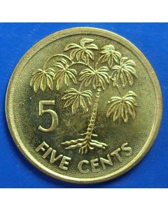 Seychelles  5 Cents2007 km# 47a  