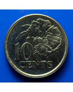 Trinidad & Tobago  10 Cents1997 km# 31