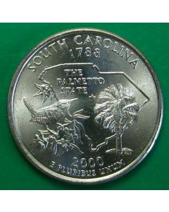 United States 50 State Quarters 2000Pkm#307  - South Carolina 