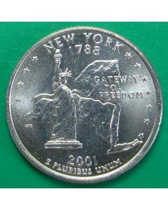 United States 50 State Quarters2001Dkm#318  - New York  