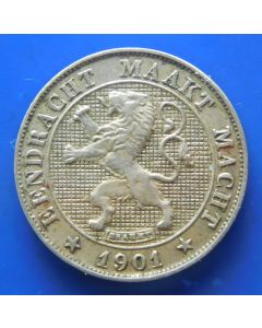 Belgium 	 5 Centimes	1901	 (der Belgen) Léopold II (Dutch text - Large lion) km# 45