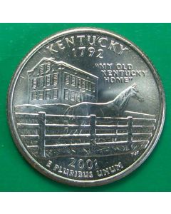 United States 50 State Quarters2001Pkm#322  - Kentucky  