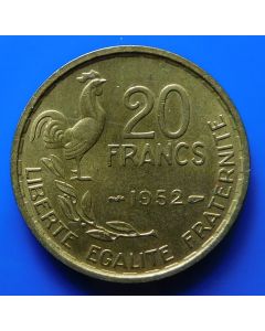 France  20 Francs1952 km#  917.1