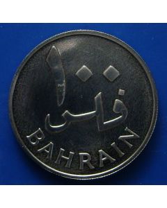 Bahrain 100 Fils1965km# 6    Schön# 6 Proof