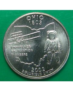 United States 50 State Quarters 2002Dkm#332  - Ohio 