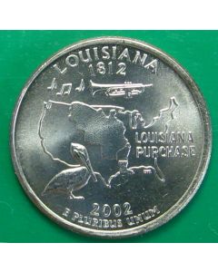 United States 50 State Quarters2002Pkm# 333  - Louisiana  