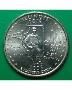 United States 50 State Quarters 2003Pkm#343  - lllinois