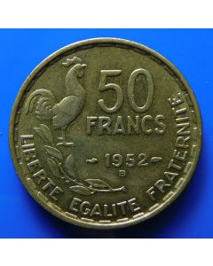 France  50 Francs 1952B km#  918.2 